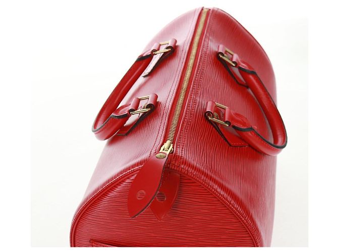 LOUIS VUITTON Epi Speedy 30 Hand Bag Castilian Red M43007 LV - vista 6