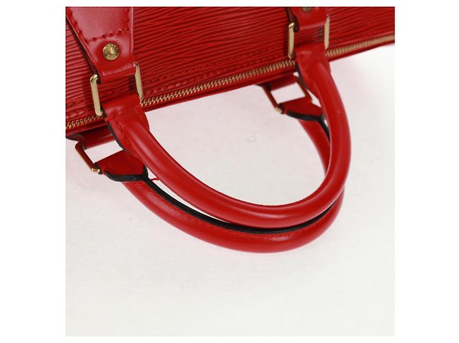 LOUIS VUITTON Epi Speedy 30 Hand Bag Castilian Red M43007 LV - vista 7