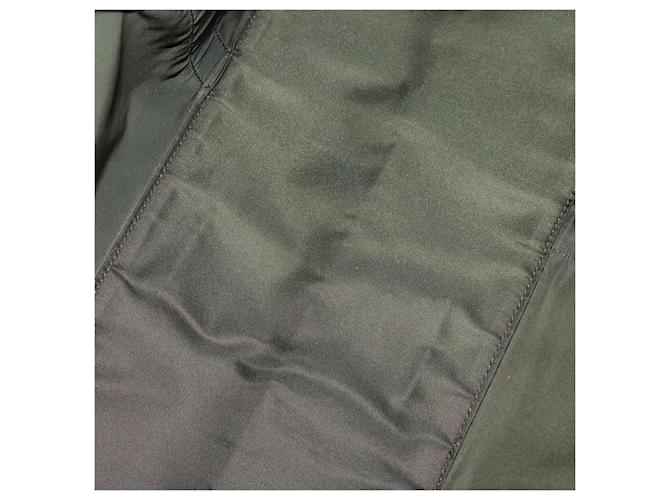 PRADA Boston Bag Nylon Khaki Silver - vista 11