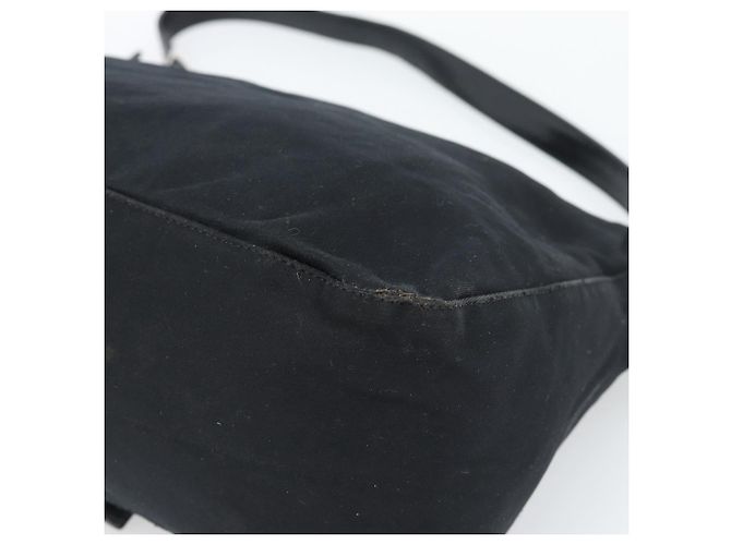 FENDI Mamma Baguette Shoulder Bag Cotton Jersey Black Silver - vista 15