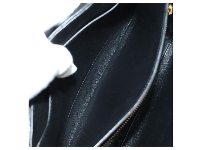 Céline CELINE Chain Shoulder Bag Leather Black Gold - vista 26