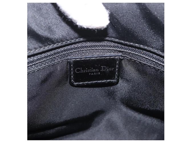 Christian Dior Hand Bag Nylon Black Silver - vista 17