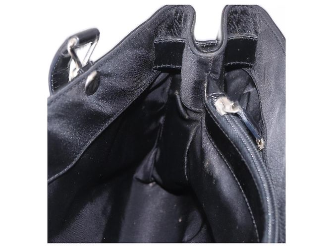 Christian Dior Hand Bag Nylon Black Silver - vista 21