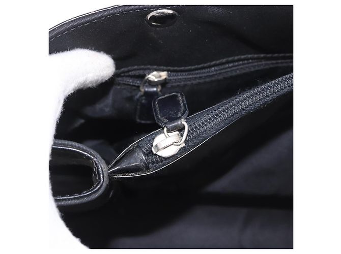 Christian Dior Hand Bag Nylon Black Silver - vista 23