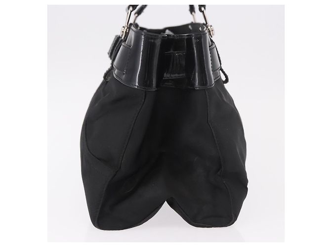 Christian Dior Hand Bag Nylon Black Silver - vista 3