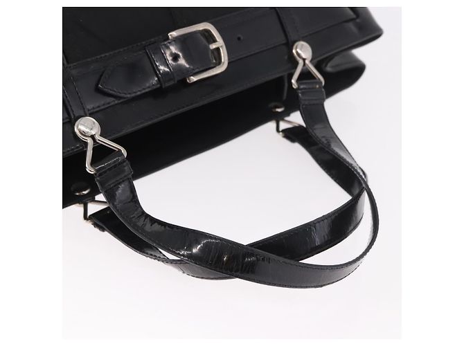 Christian Dior Hand Bag Nylon Black Silver - vista 7