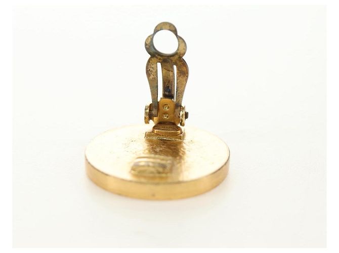 CHANEL Earring metal Gold Tone CC - vista 11