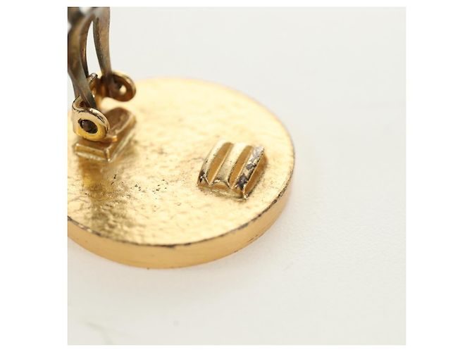 CHANEL Earring metal Gold Tone CC - vista 12