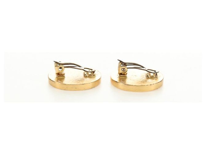 CHANEL Earring metal Gold Tone CC - vista 14
