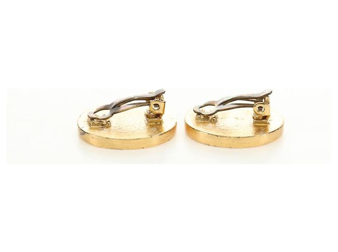 CHANEL Earring metal Gold Tone CC - vista 15