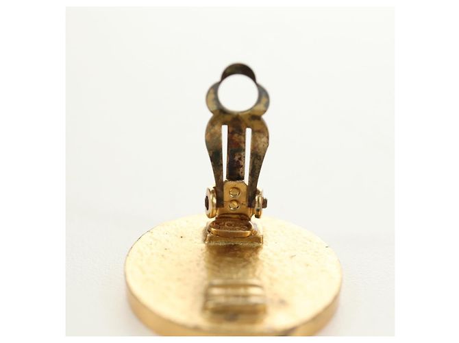 CHANEL Earring metal Gold Tone CC - vista 5