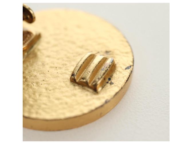 CHANEL Earring metal Gold Tone CC - vista 6