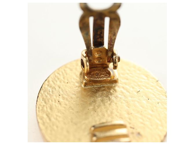 CHANEL Earring metal Gold Tone CC - vista 7