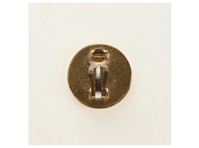 CHANEL Earring metal Gold Tone CC - vista 9