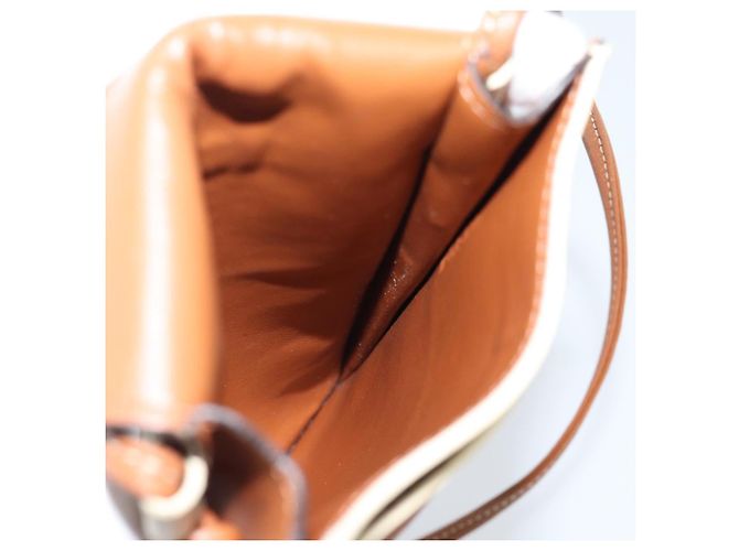 Céline CELINE Triomphe Shoulder Pouch Bag PVC White - vista 17