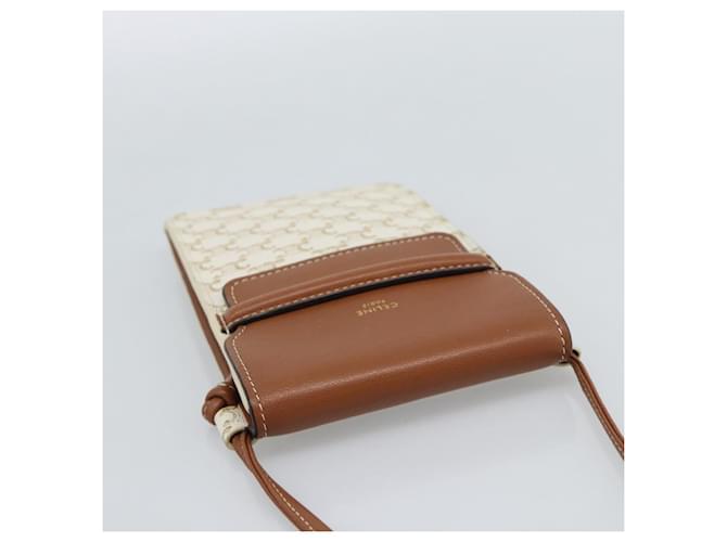 Céline CELINE Triomphe Shoulder Pouch Bag PVC White - vista 6