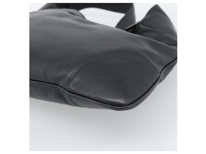 GUCCI Jackie Shoulder Bag Leather Black - vista 15