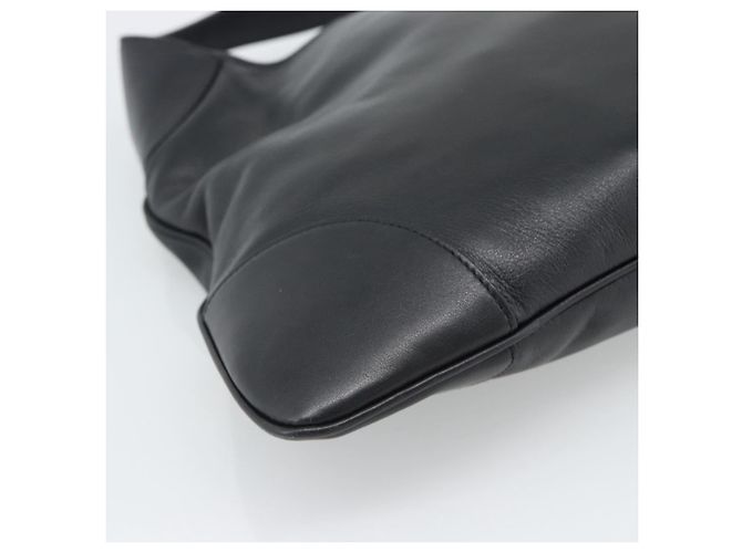 GUCCI Jackie Shoulder Bag Leather Black - vista 16