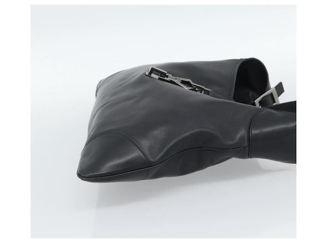 GUCCI Jackie Shoulder Bag Leather Black - vista 4