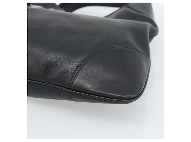 GUCCI Jackie Shoulder Bag Leather Black - vista 9