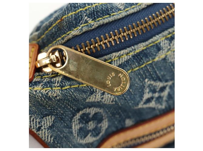 LOUIS VUITTON Monogram Denim Buggy PM Shoulder Bag Blue M95049 LV - vista 23