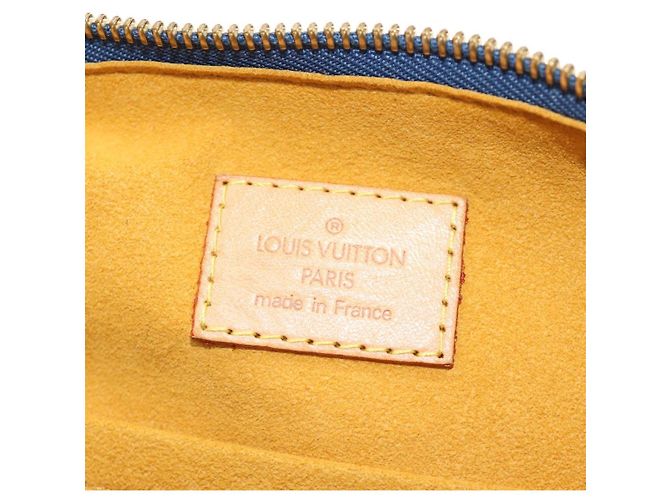 LOUIS VUITTON Monogram Denim Buggy PM Shoulder Bag Blue M95049 LV - vista 24
