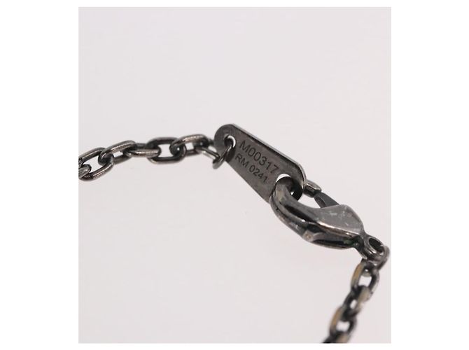 LOUIS VUITTON Necklace metal Silver M00317 LV - vista 12