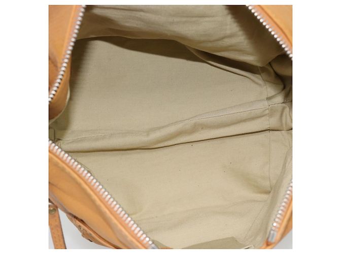 Chloé Chloe Paddington Shoulder Bag Leather Brown Gold Silver - vista 10