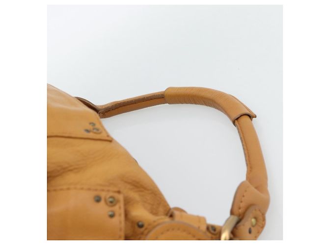 Chloé Chloe Paddington Shoulder Bag Leather Brown Gold Silver - vista 14