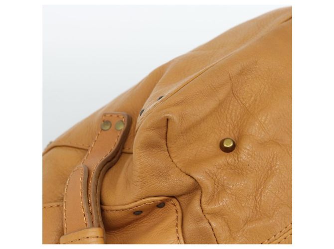 Chloé Chloe Paddington Shoulder Bag Leather Brown Gold Silver - vista 15