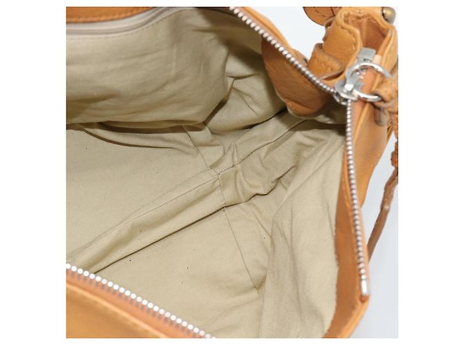 Chloé Chloe Paddington Shoulder Bag Leather Brown Gold Silver - vista 22