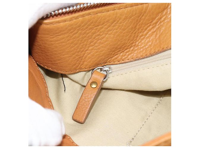 Chloé Chloe Paddington Shoulder Bag Leather Brown Gold Silver - vista 24