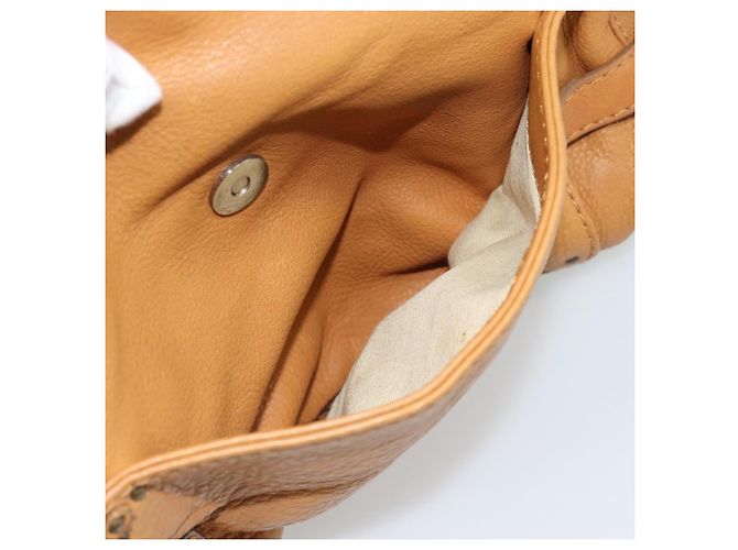 Chloé Chloe Paddington Shoulder Bag Leather Brown Gold Silver - vista 26