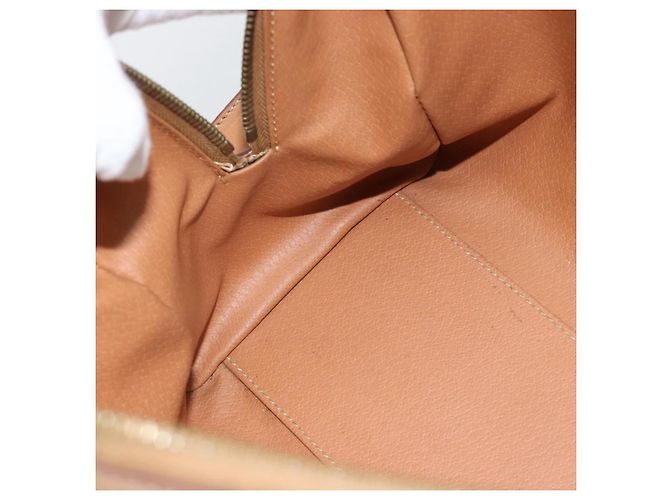 Céline CELINE Macadam Canvas Hand Bag PVC Leather 2way Brown Gold - vista 20