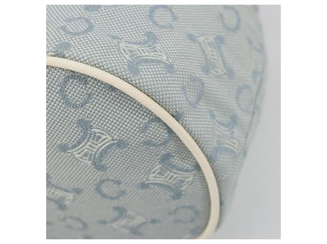 Céline CELINE C Macadam Canvas Pouch Light Blue - vista 10