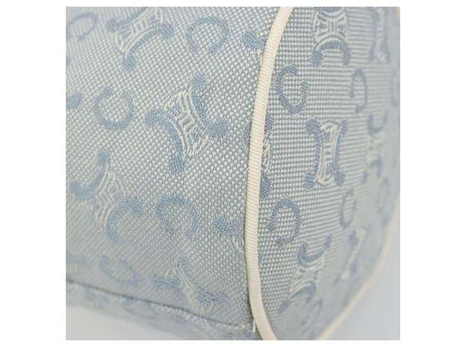 Céline CELINE C Macadam Canvas Pouch Light Blue - vista 11