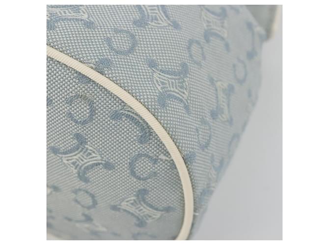 Céline CELINE C Macadam Canvas Pouch Light Blue - vista 8