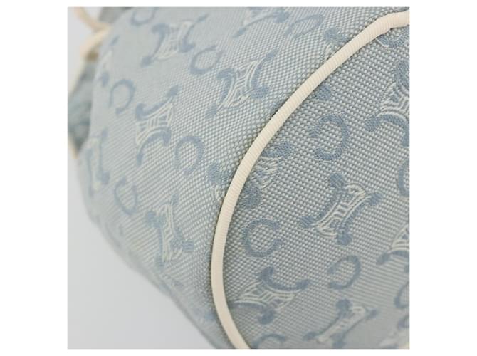 Céline CELINE C Macadam Canvas Pouch Light Blue - vista 9