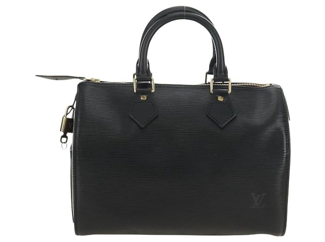 LOUIS VUITTON Epi Speedy 25 Hand Bag Black M59042 LV - vista 2