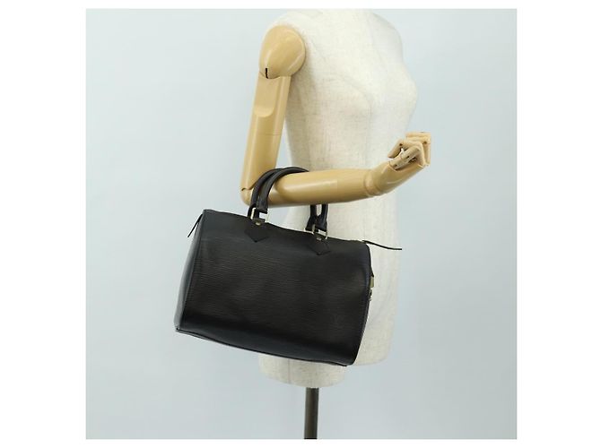 LOUIS VUITTON Epi Speedy 25 Hand Bag Black M59042 LV - vista 23