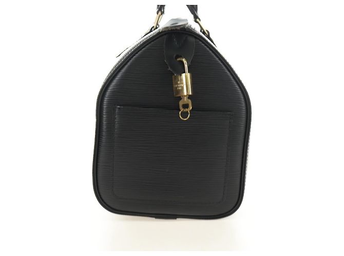 LOUIS VUITTON Epi Speedy 25 Hand Bag Black M59042 LV - vista 3