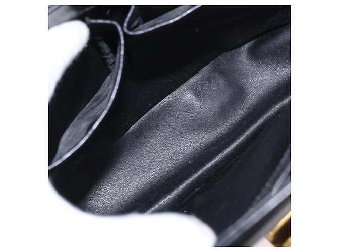 Céline CELINE Shoulder Bag Leather Black Gold - vista 11