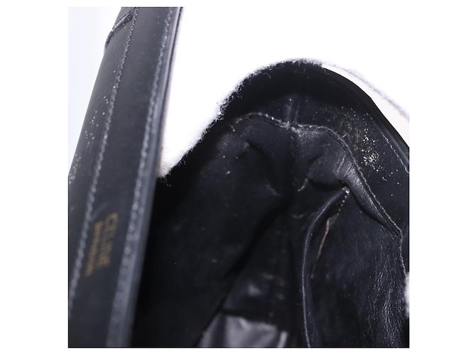 Céline CELINE Shoulder Bag Leather Black Gold - vista 20