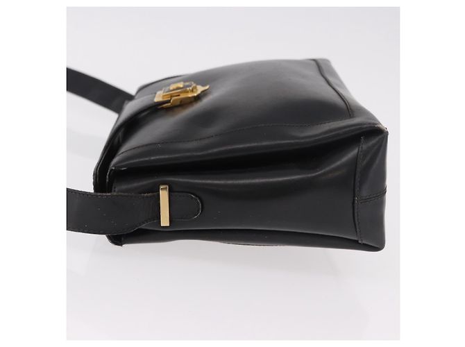 Céline CELINE Shoulder Bag Leather Black Gold - vista 4