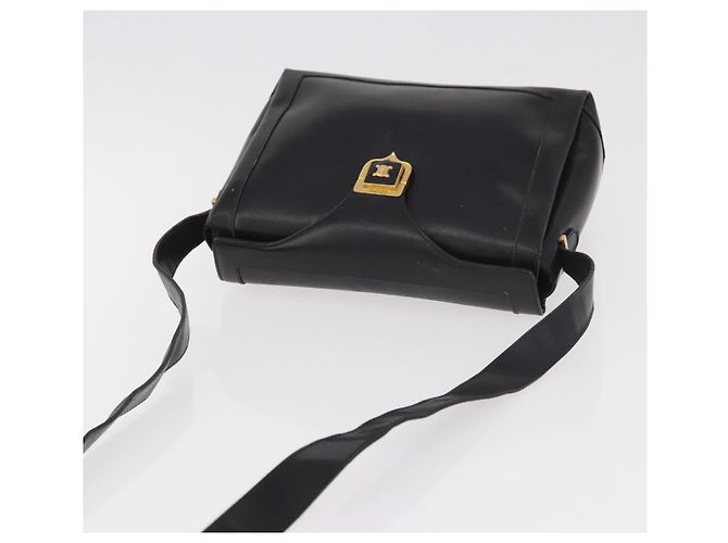 Céline CELINE Shoulder Bag Leather Black Gold - vista 6