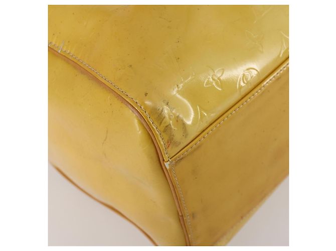 LOUIS VUITTON Monogram Vernis Mercer Boston Bag Beige M91000 LV - vista 15