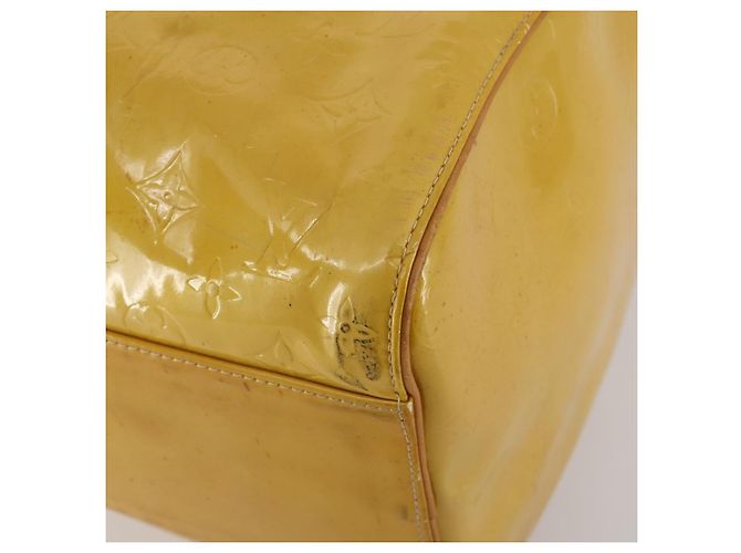 LOUIS VUITTON Monogram Vernis Mercer Boston Bag Beige M91000 LV - vista 16