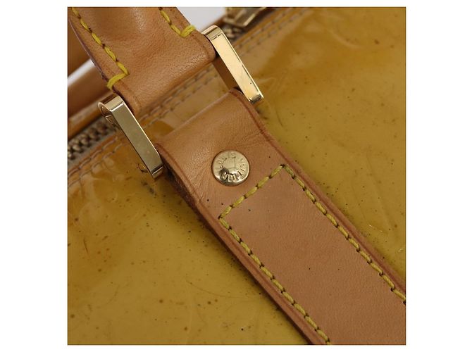 LOUIS VUITTON Monogram Vernis Mercer Boston Bag Beige M91000 LV - vista 17