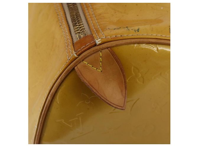 LOUIS VUITTON Monogram Vernis Mercer Boston Bag Beige M91000 LV - vista 18