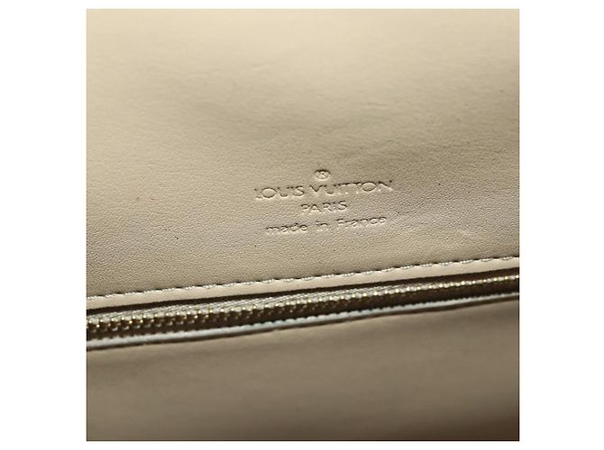 LOUIS VUITTON Monogram Vernis Mercer Boston Bag Beige M91000 LV - vista 23